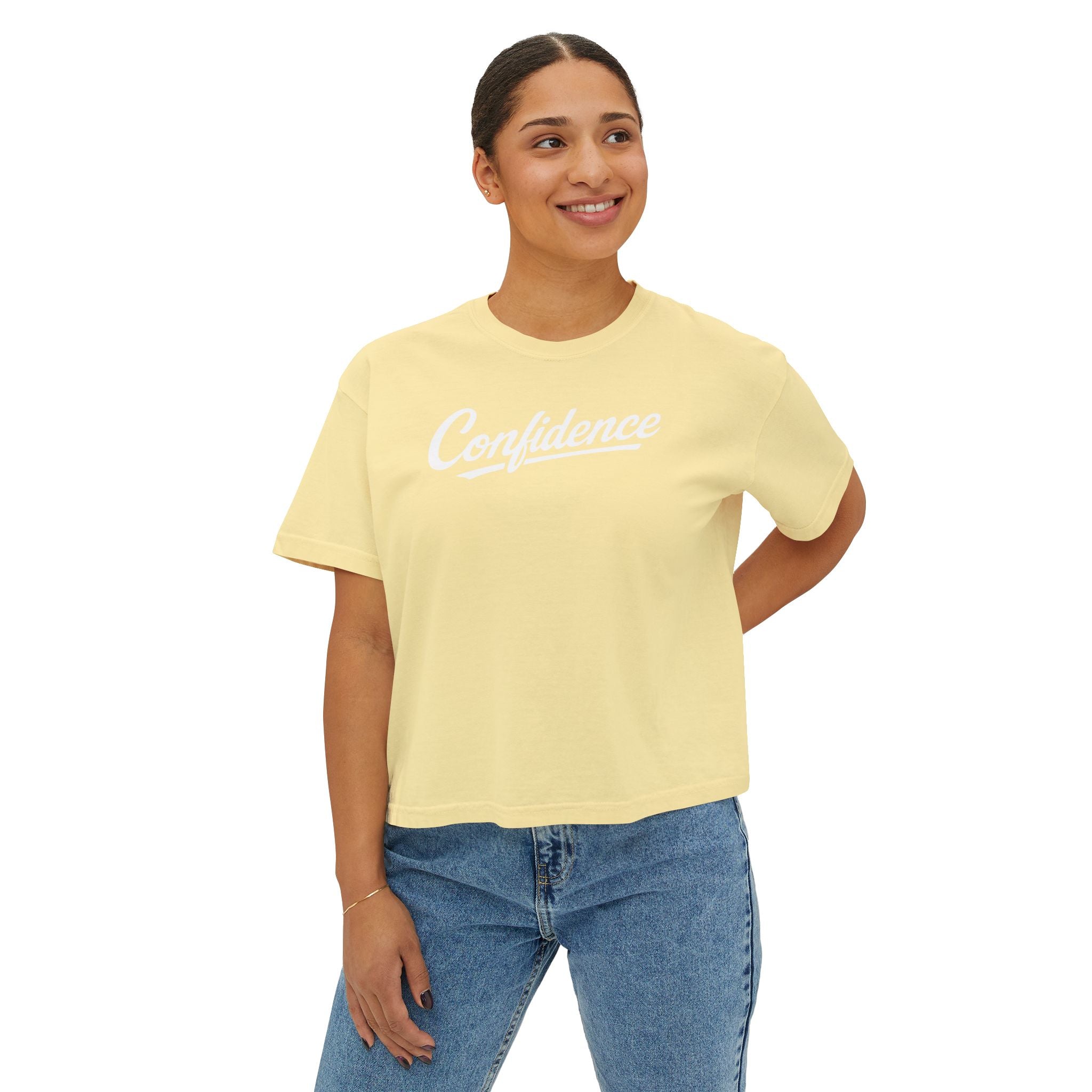 Confidence is free - Women's Boxy Tee V1