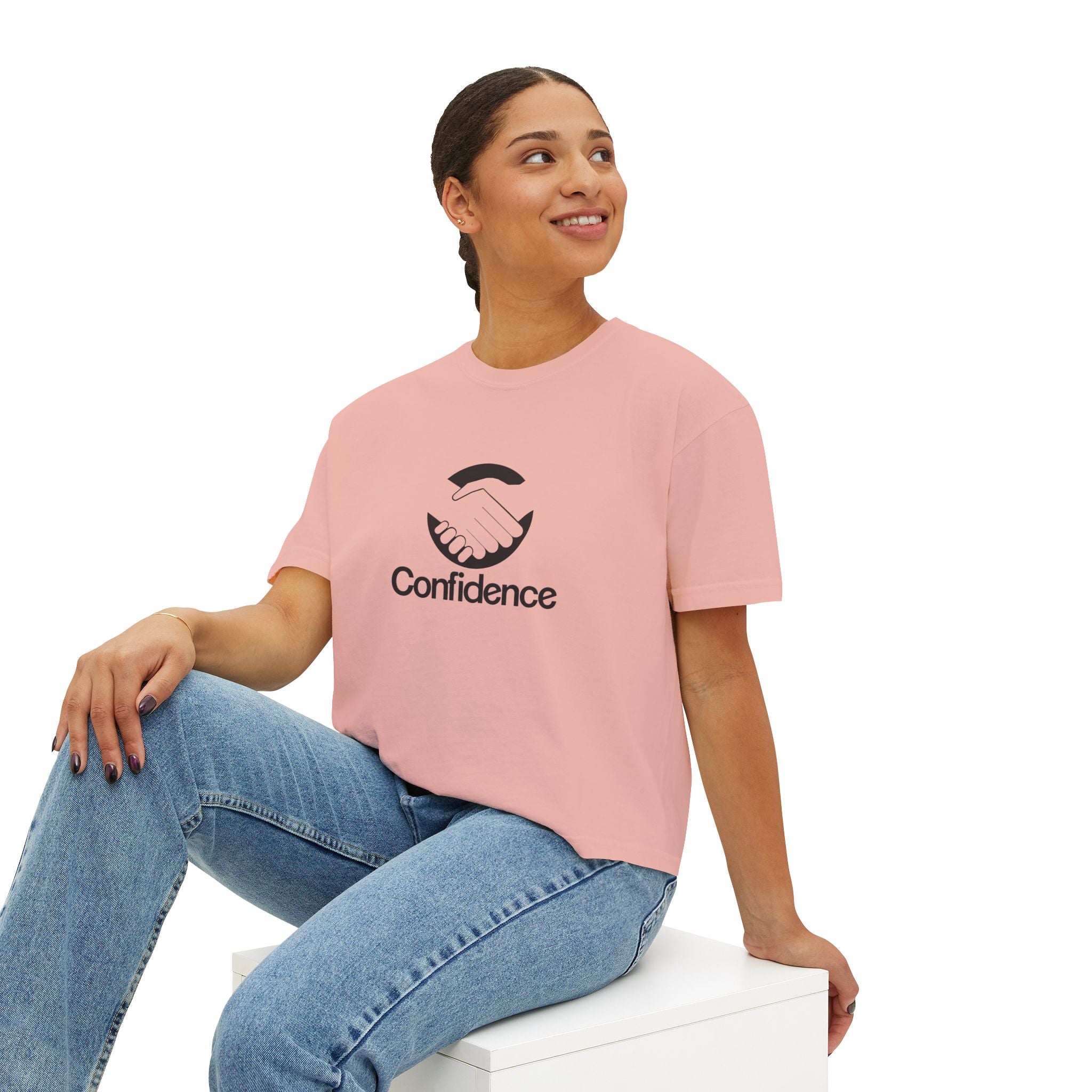 Confidence is free - Women's Boxy Tee V2