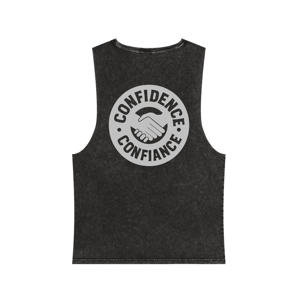 Confidence is Free - Stonewash Tank Top