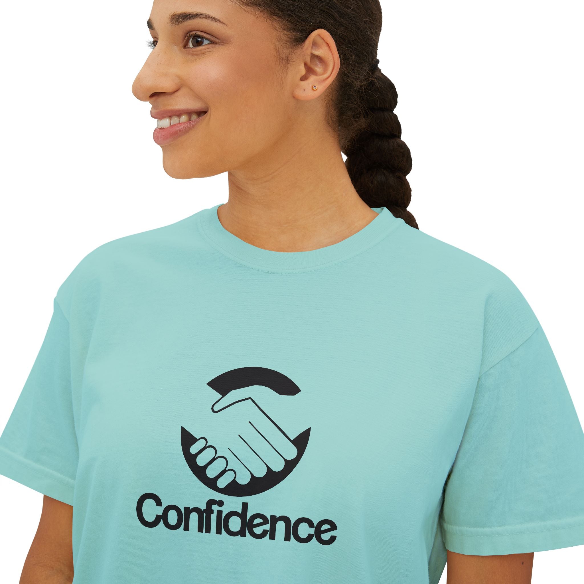 Confidence is free - Women's Boxy Tee V2