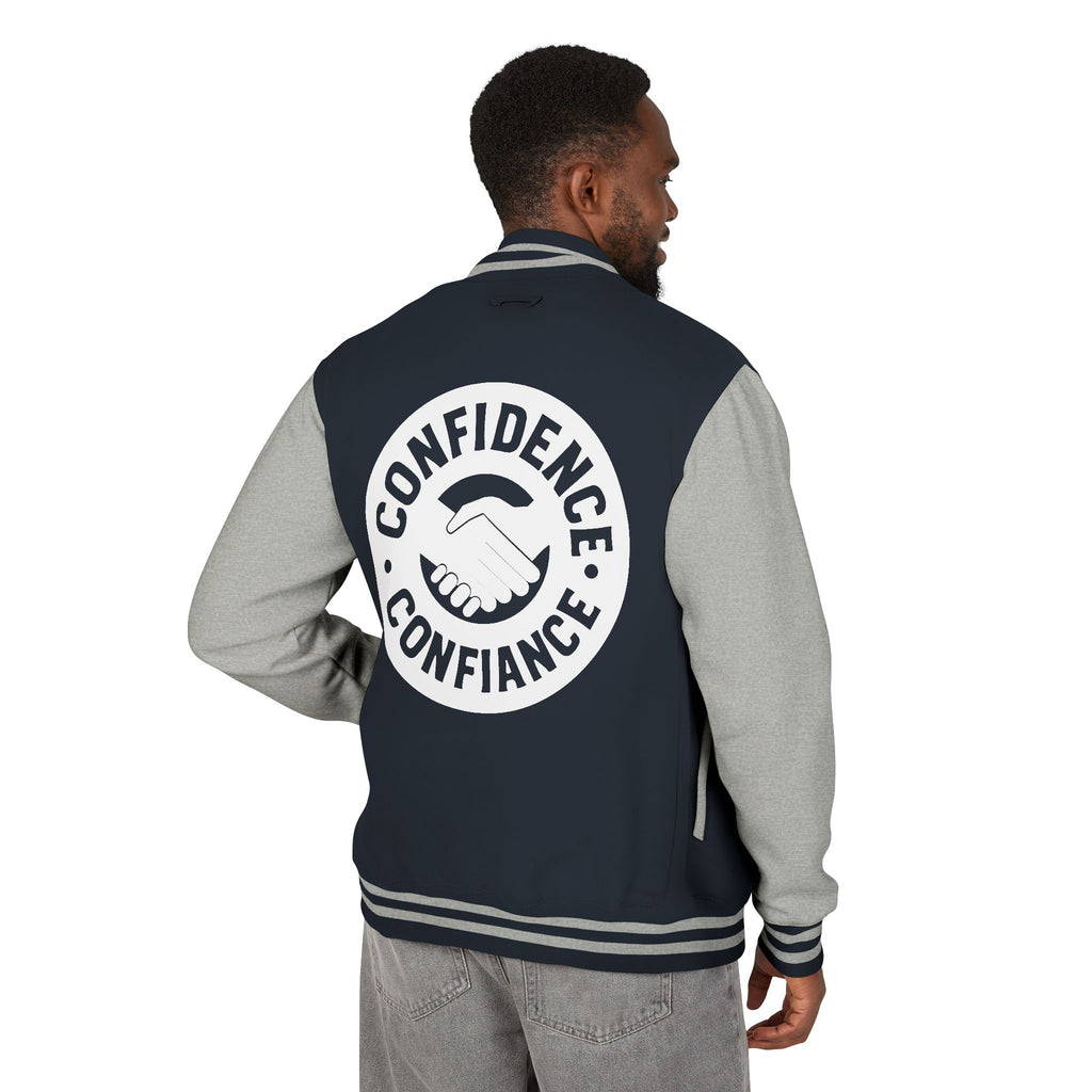 Confidence is Free – Letterman Jacket | Timeless Varsity Style V02