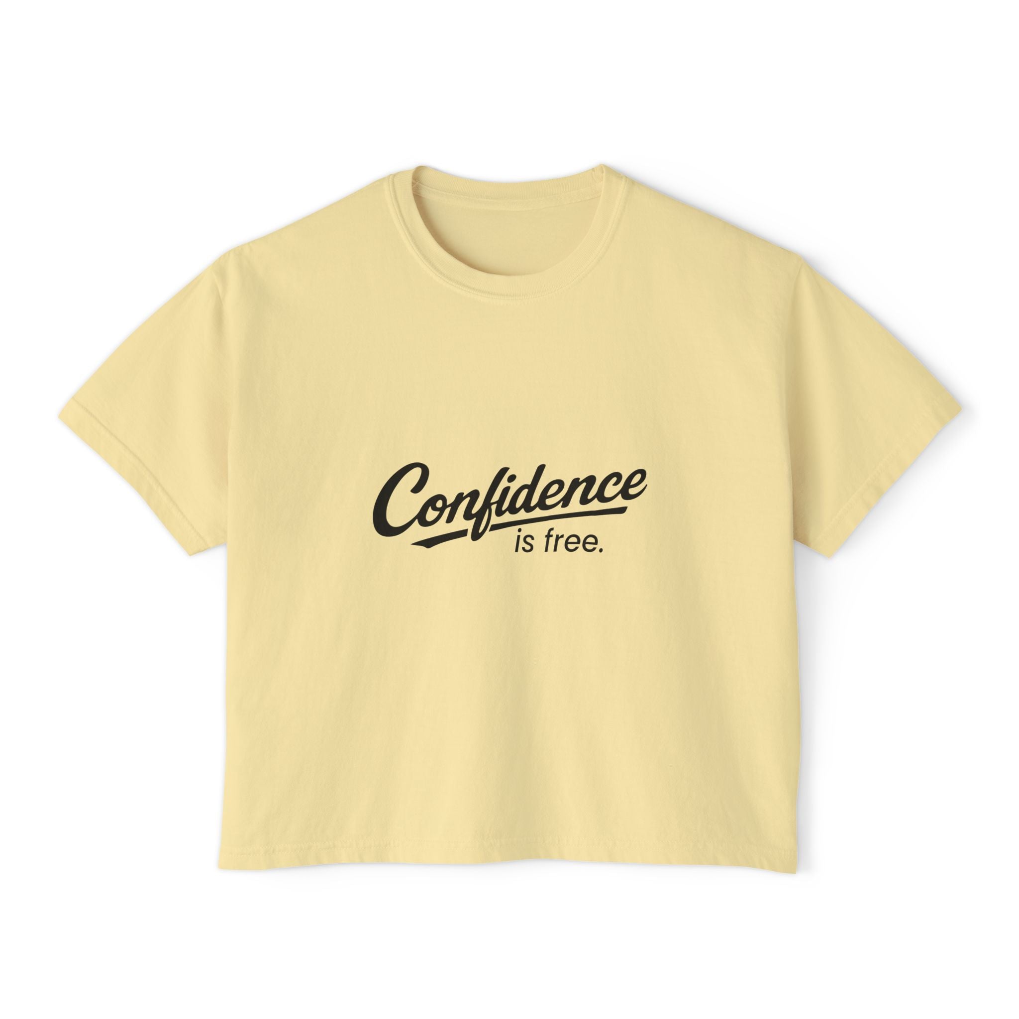 Confidence is free - Women's Boxy Tee V10