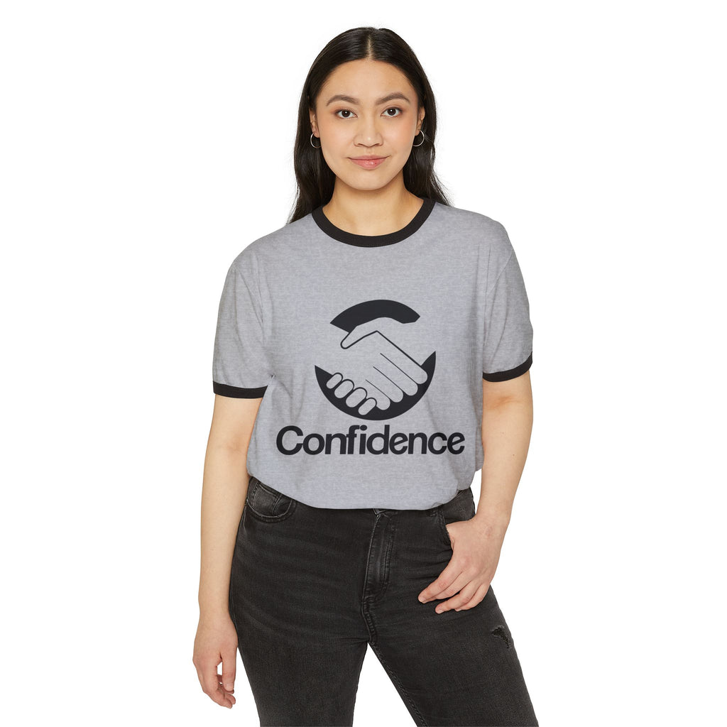 Confidence is Free - Ringer T-Shirt  V3