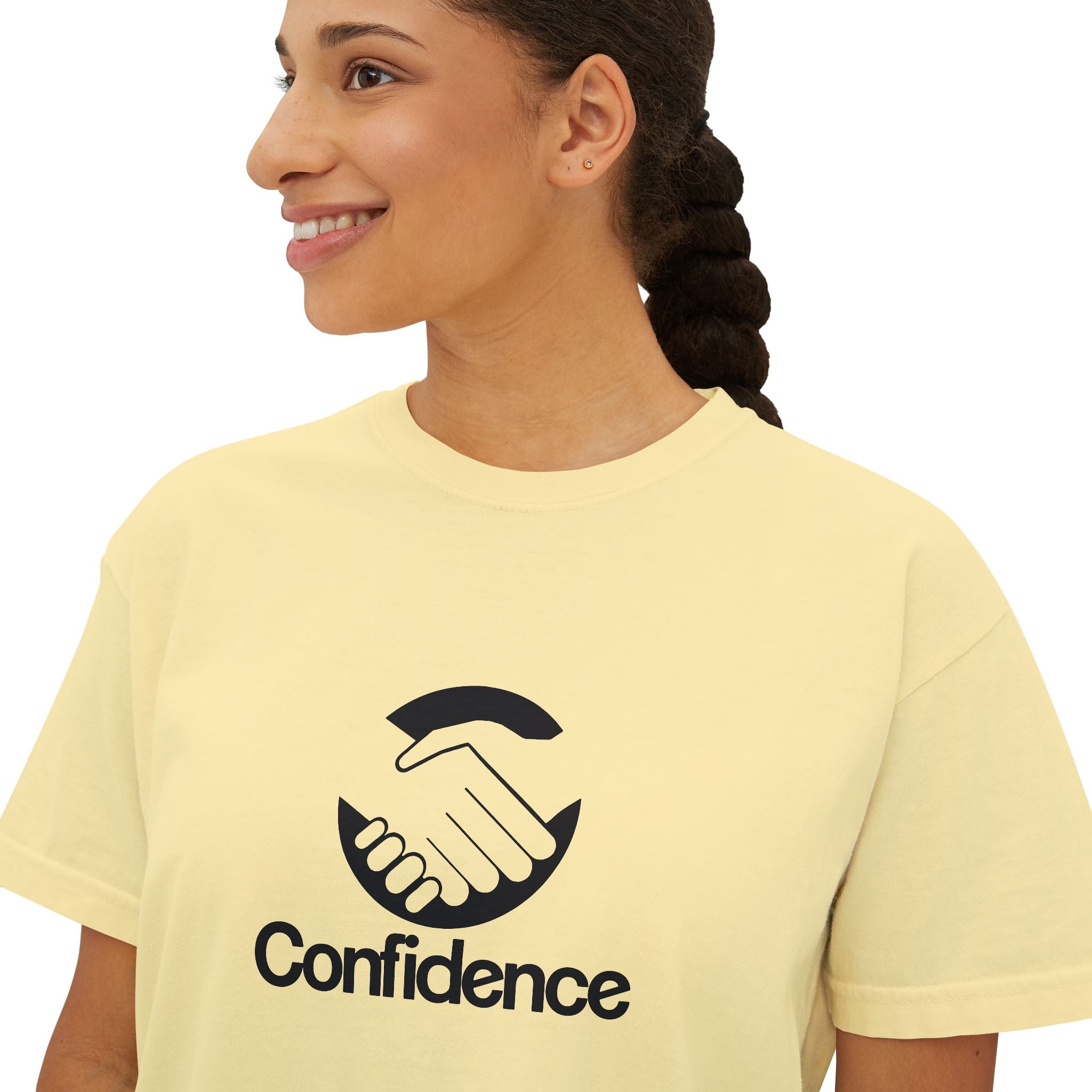 Confidence is free - Women's Boxy Tee V2