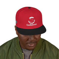 Confidence is Free – Snapback | RED x BLACK X3Y