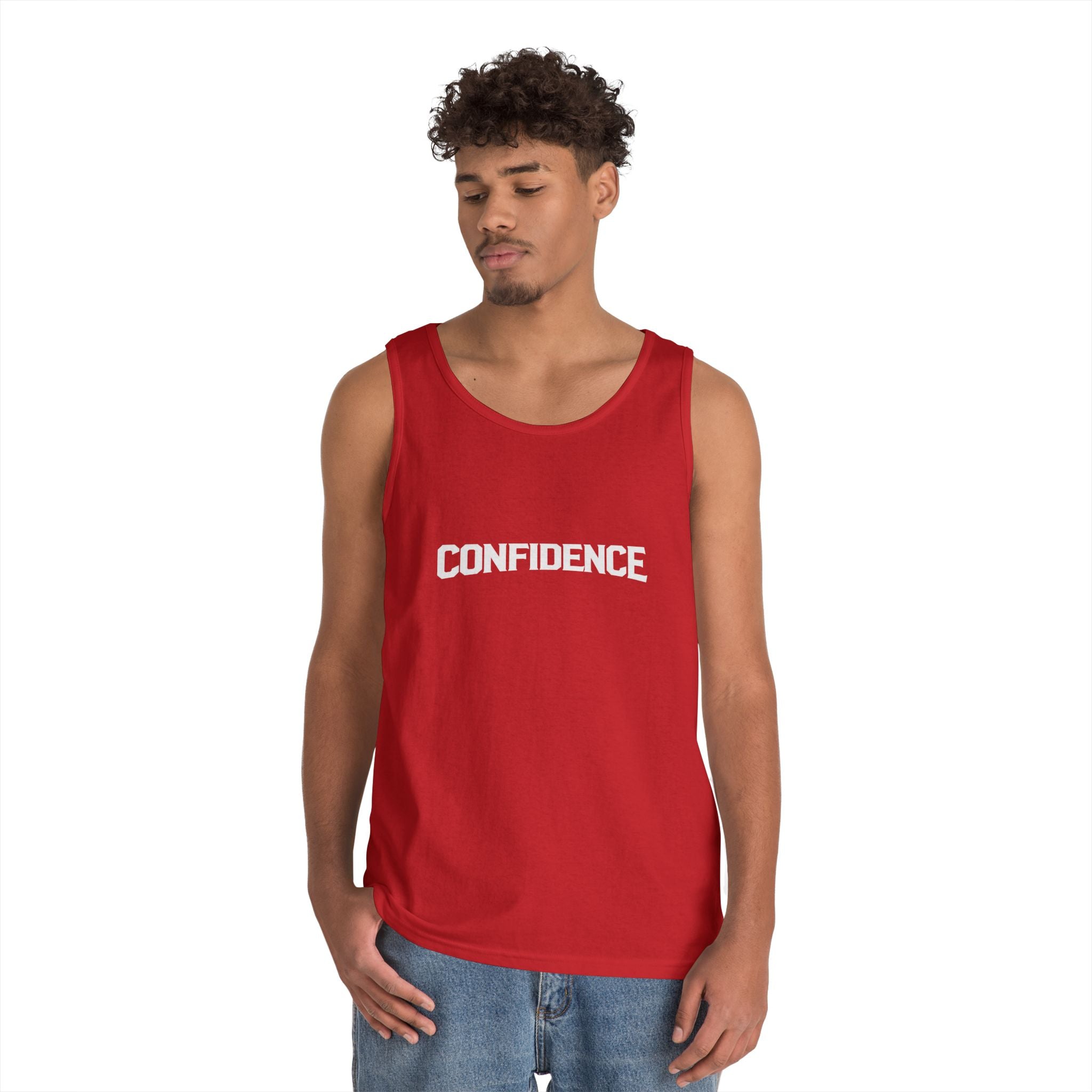 Confidence is Free – Unisex Heavy Cotton Tank Top