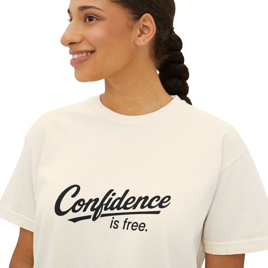 Confidence is free - Women's Boxy Tee V10