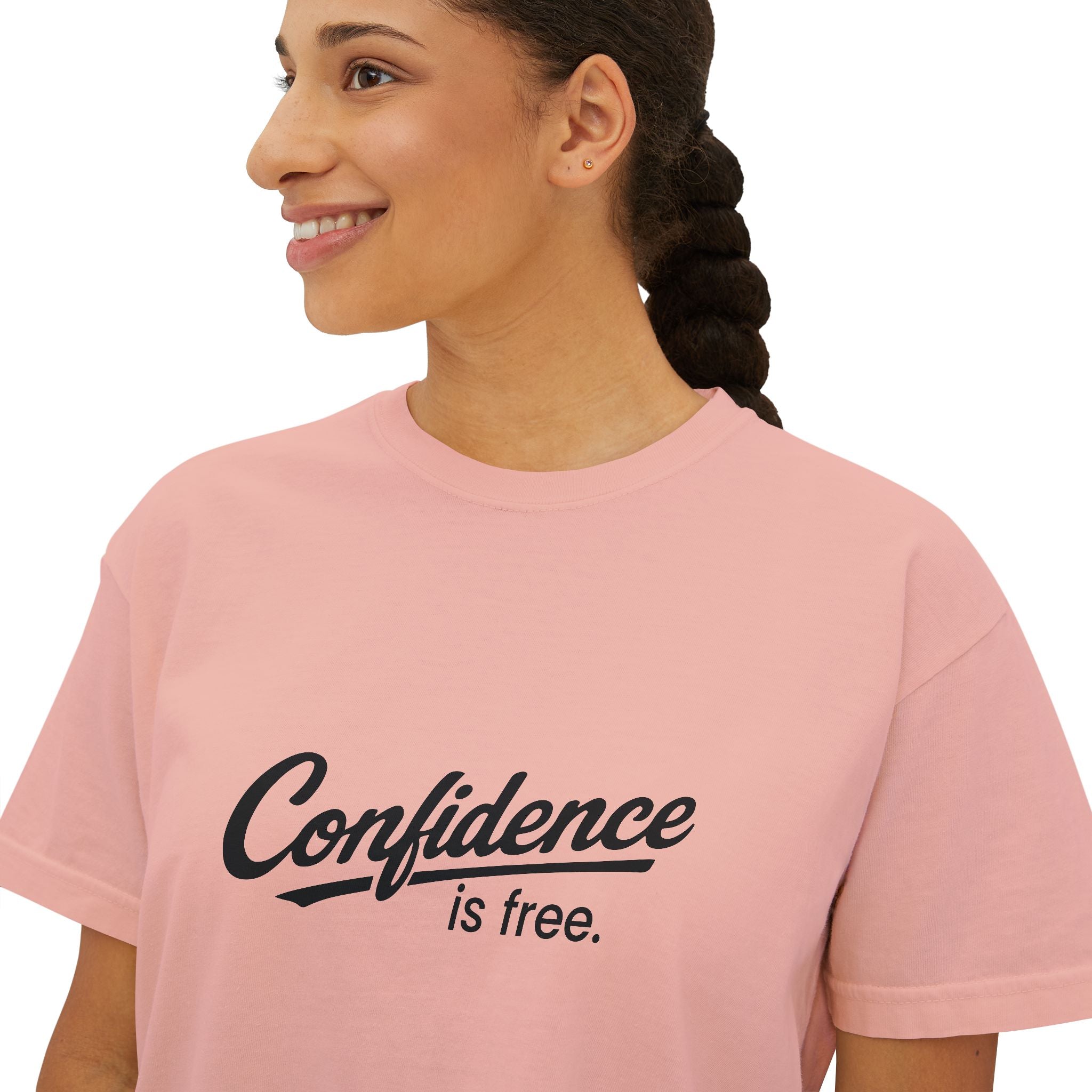 Confidence is free - Women's Boxy Tee V10