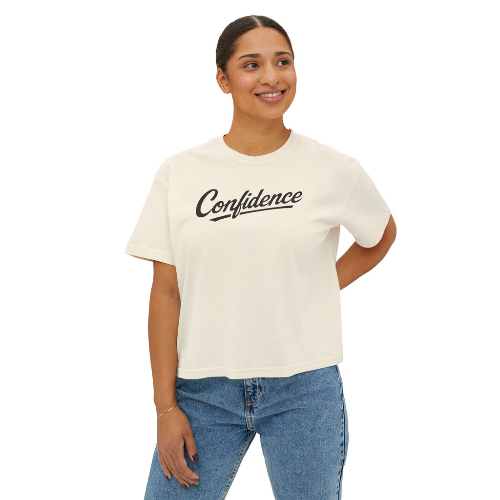 Confidence is free - Women's Boxy Tee V1