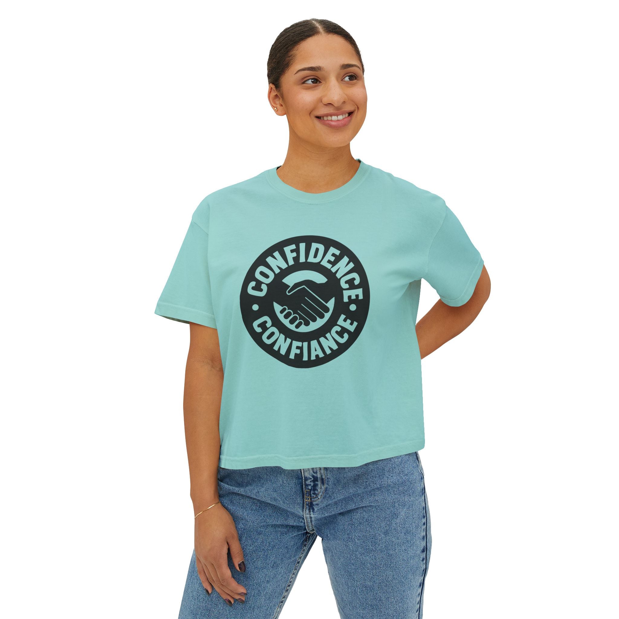 Confidence is free - Women's Boxy Tee V20