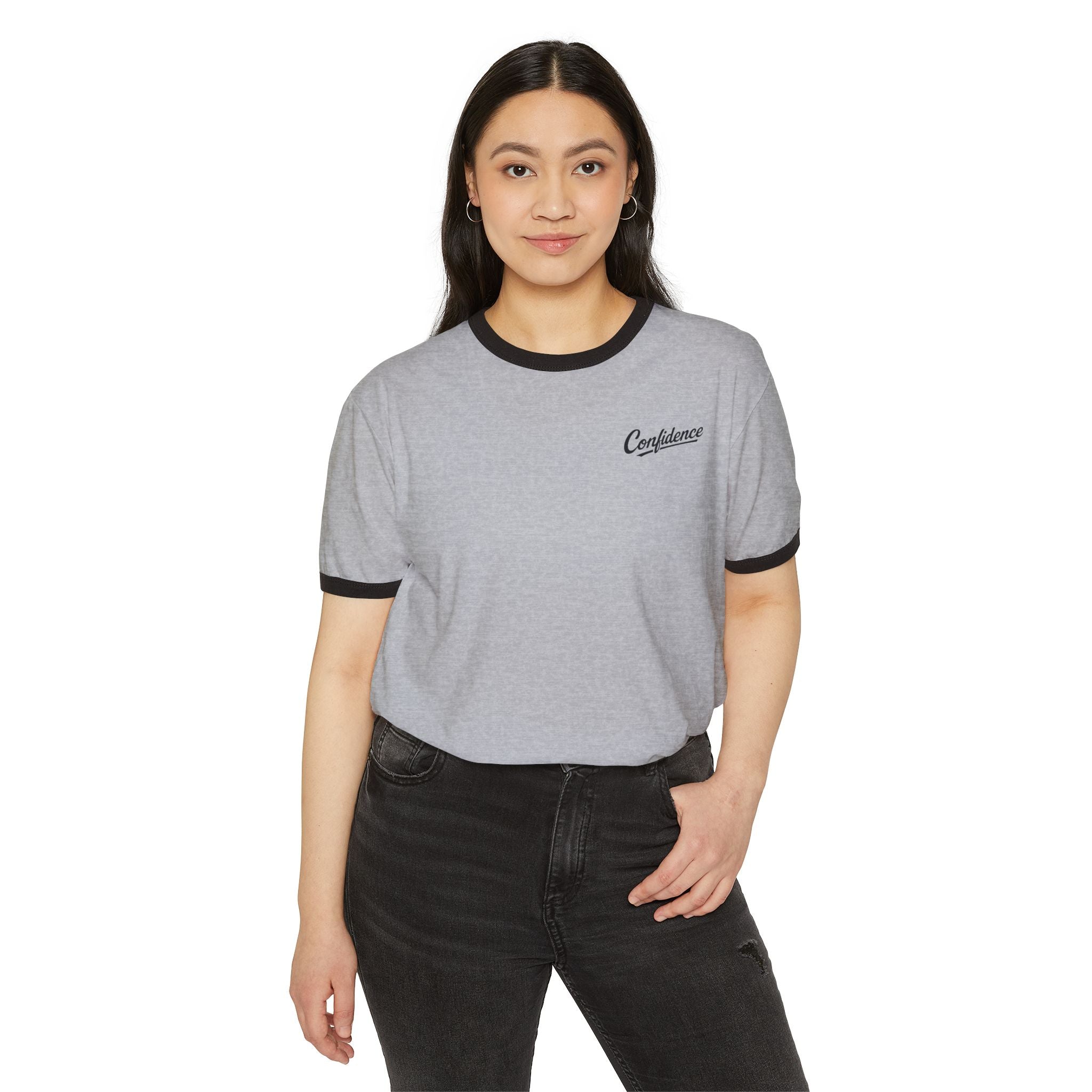 Confidence is Free - Ringer T-Shirt V4X