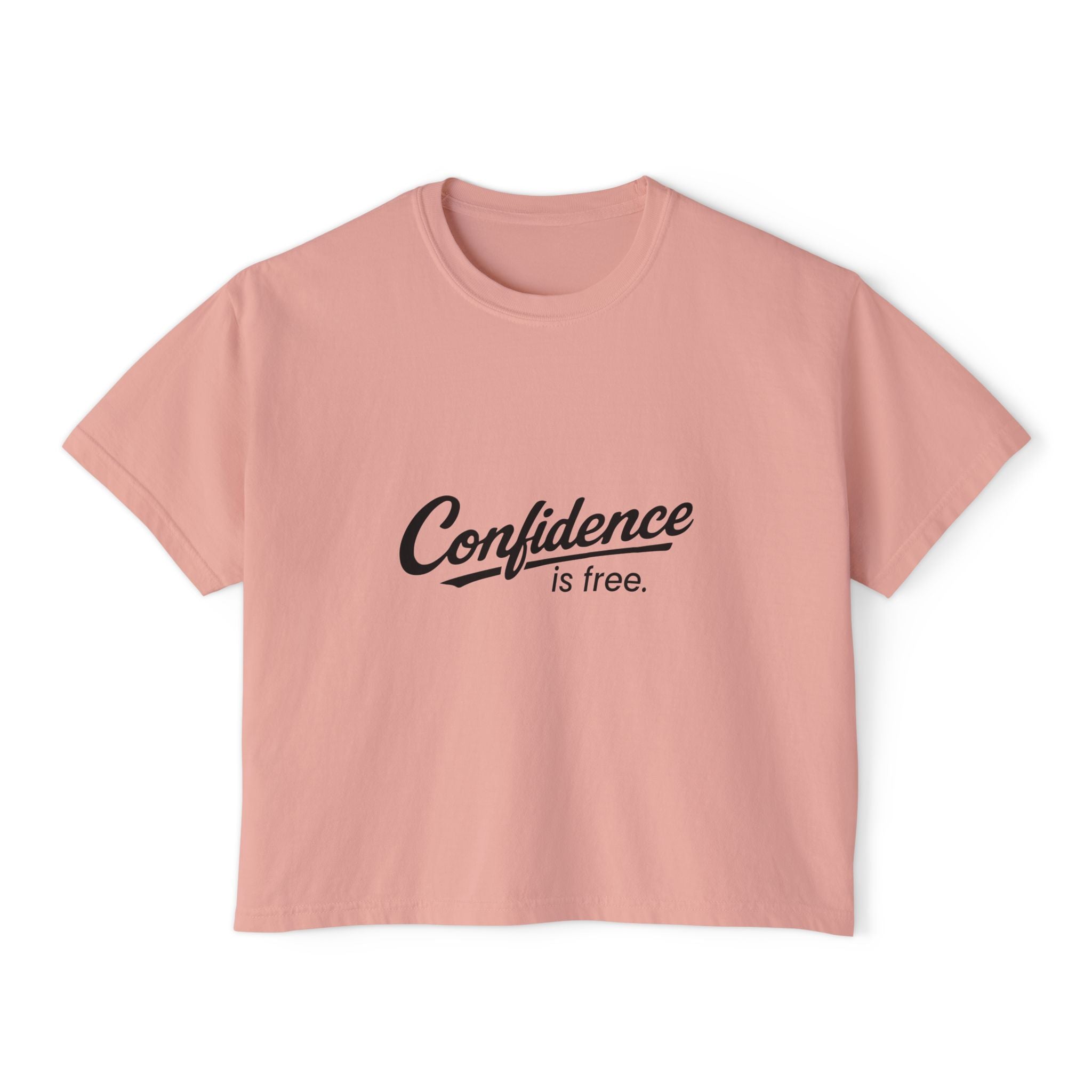 Confidence is free - Women's Boxy Tee V10