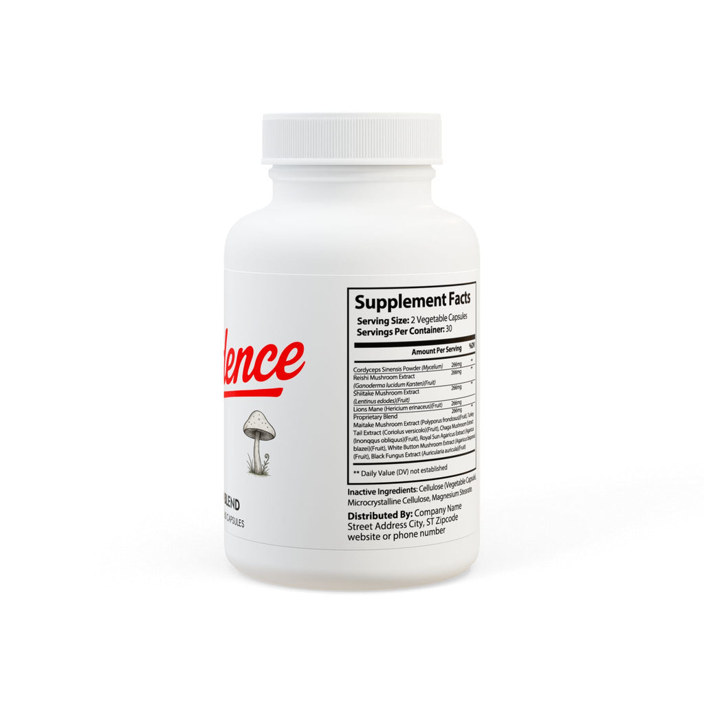 Confidence is free - Mushroom Blend Supplement (60 Capsules)